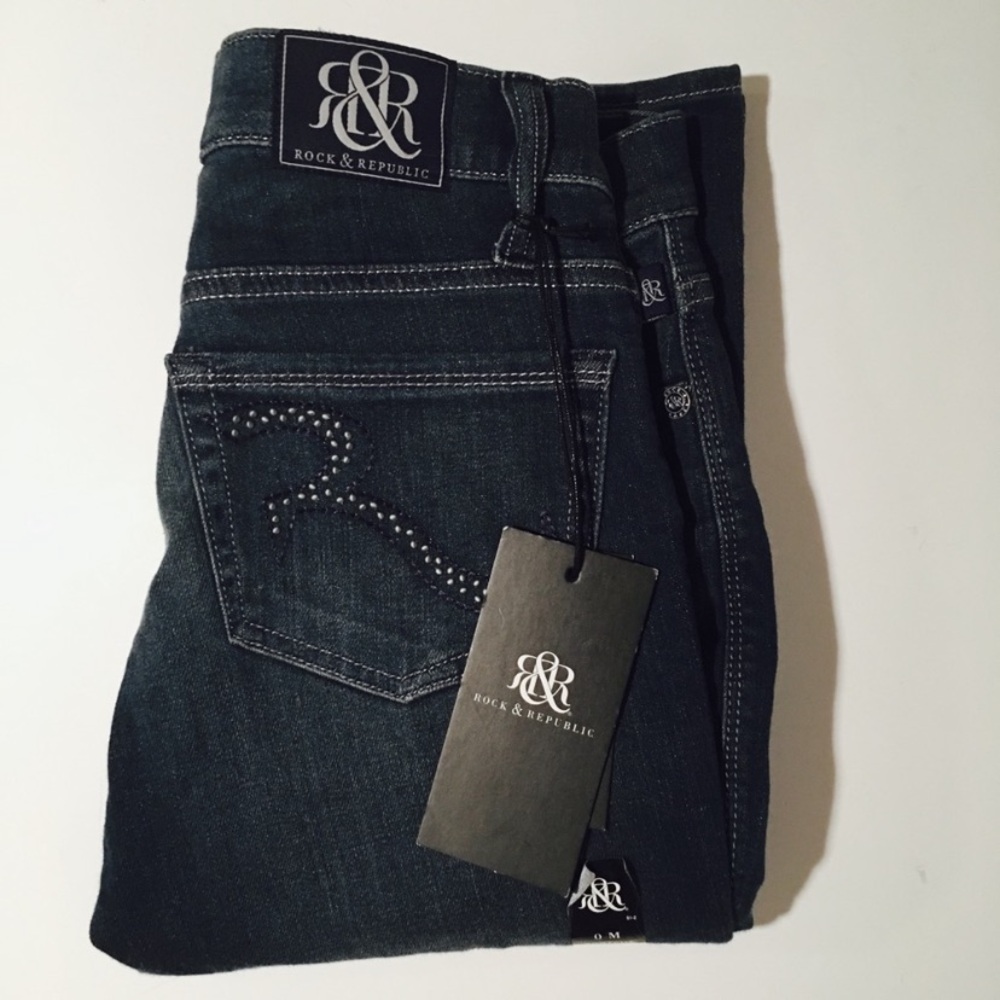 NWT Rock & Republic Dark Wash Bootcut Jeans